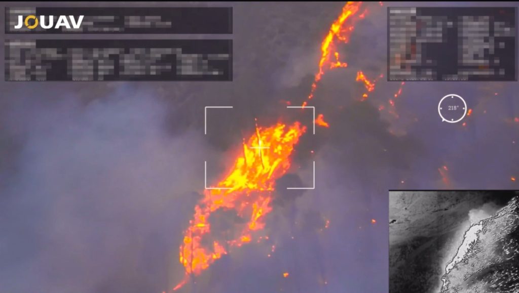 Chongqing wildfire real-time video