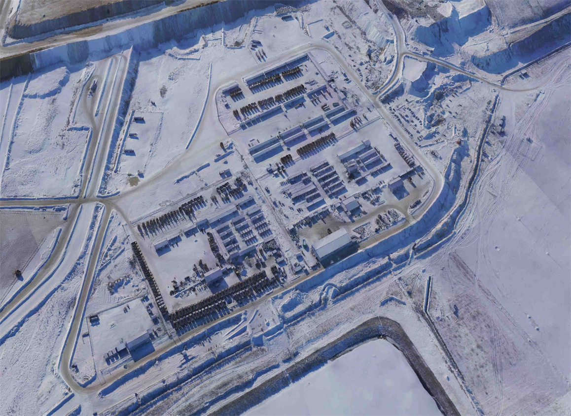 3D model of Baorixile open-pit mine